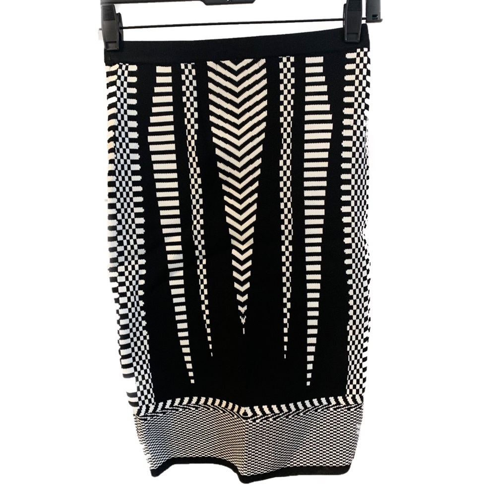 Tribal print pencil skirt